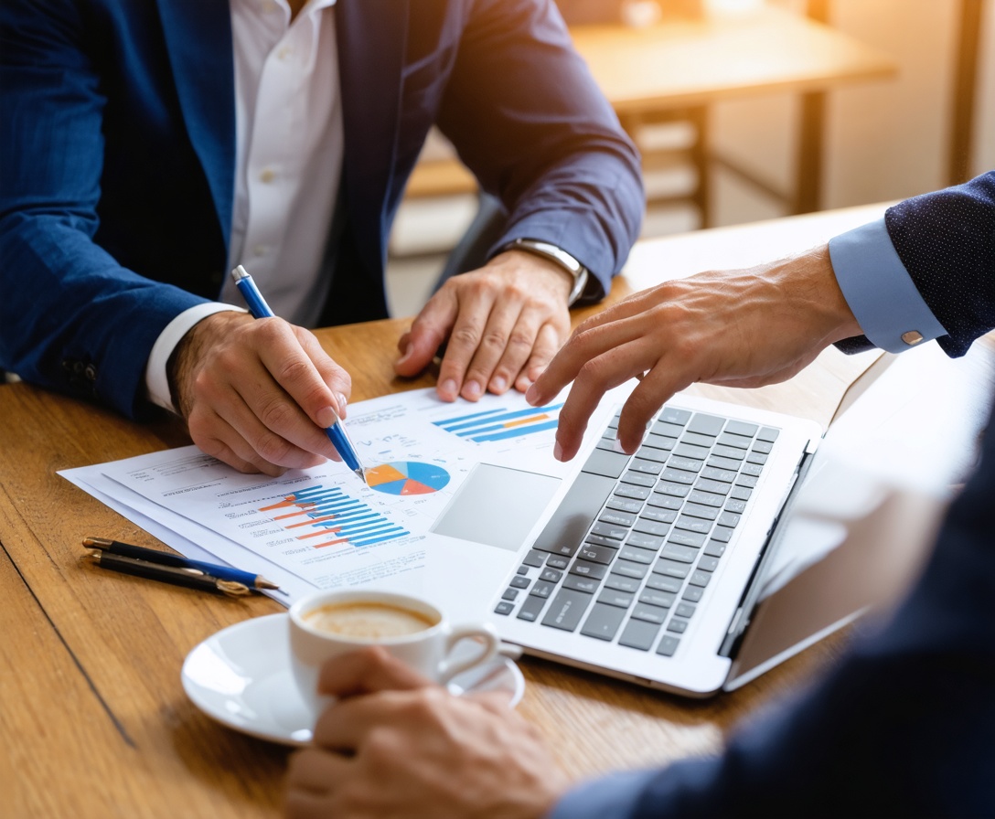 Profesionáli diskutujú o biznis pláne