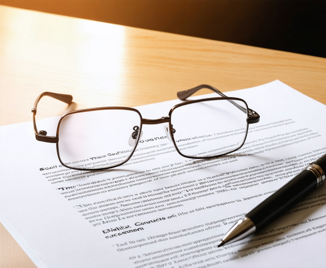 Detailný záber na právnu zmluvu a pero symbolizujúce serióznosť a právny rámec